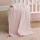 preview thumbnail 5 of 5, Lambs & Ivy Ballerina Baby Pink with Gold Stars 2-Sided Soft Baby Blanket