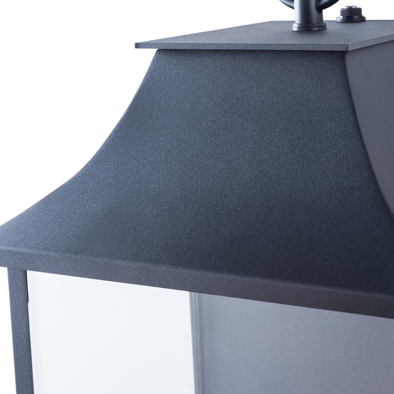 Maxax Black Metal Glass Shade Outdoor Wall Light