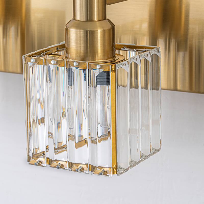 2/3/4-Light Modern Bathroom Crystal Vanity Light Wall Sconces