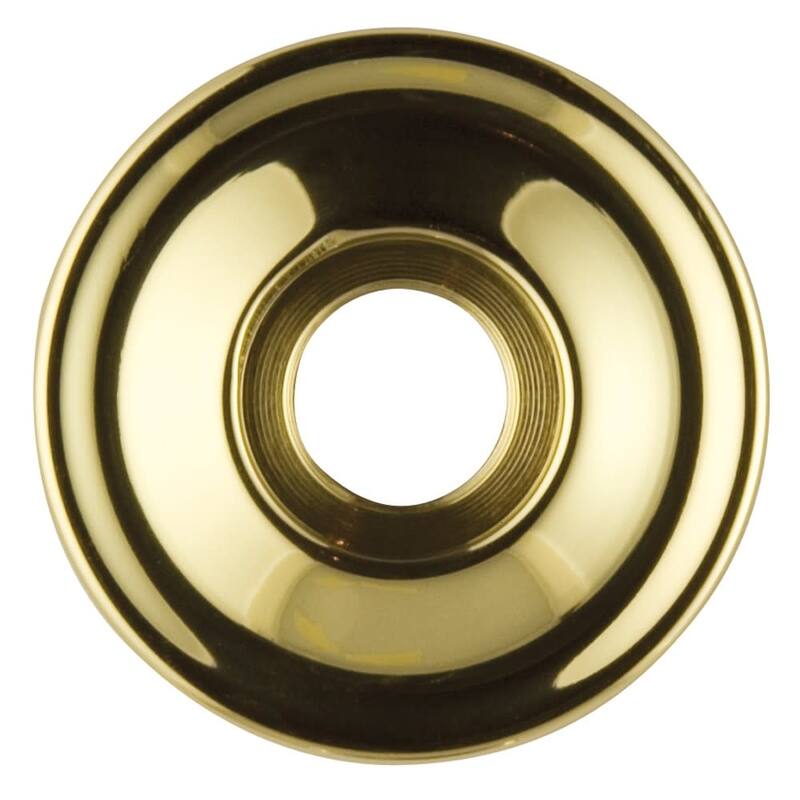 Baldwin Single Estate Rosette for Passage Functions - Lifetime Polished Brass