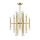 preview thumbnail 4 of 2, Meridian M10040 24 Light 22" Wide Chandelier