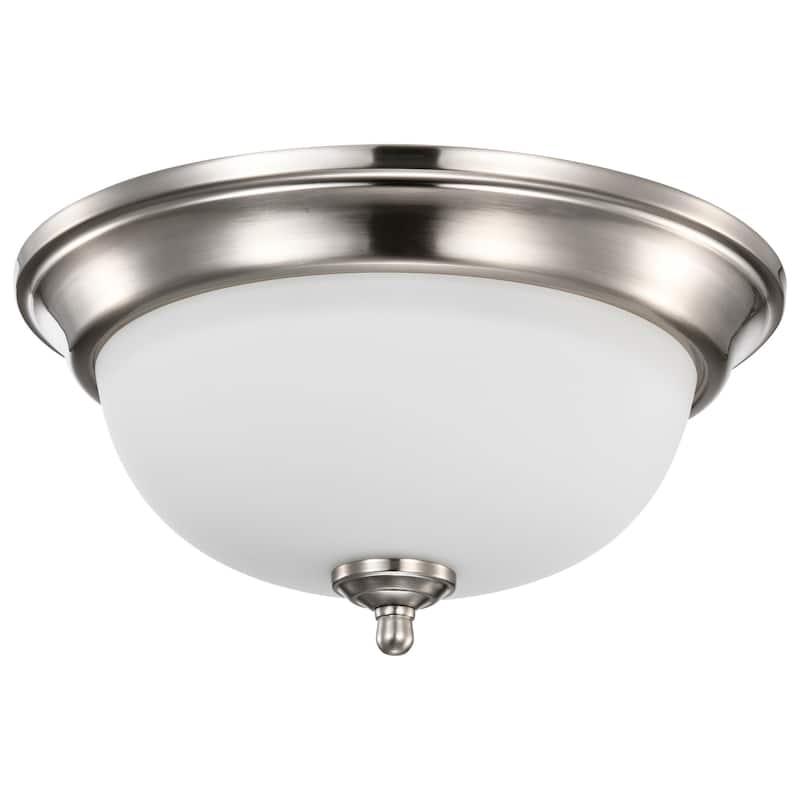 Nuvo Lighting 62/1558 13" Wide LED Flush Mount Bowl Ceiling Fixture - Brushed Nickel