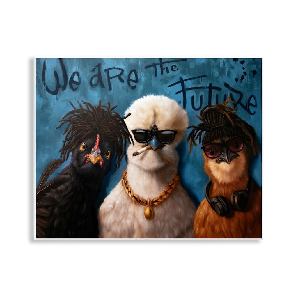 Stupell We Are The Future Birds Wall Plaque Art Design By Lucia Heffernan