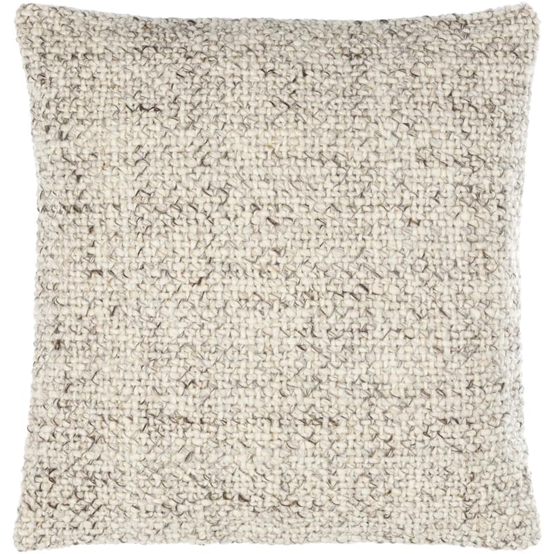 Jonatan Farmhouse Solid Color Accent Pillow