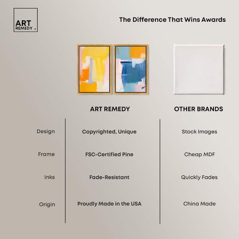 Skyward Radiance I Canvas Set of 2 by Art Remedy