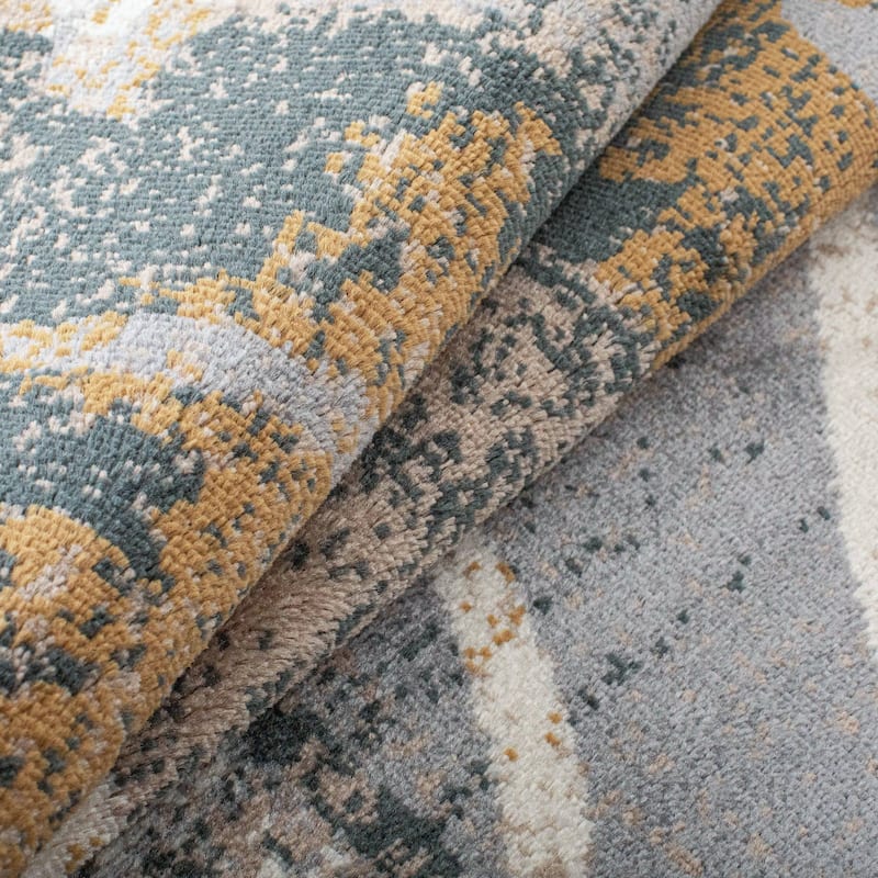 Superior Pastiche Contemporary Floral Patchwork Indoor Runner or Area Rug