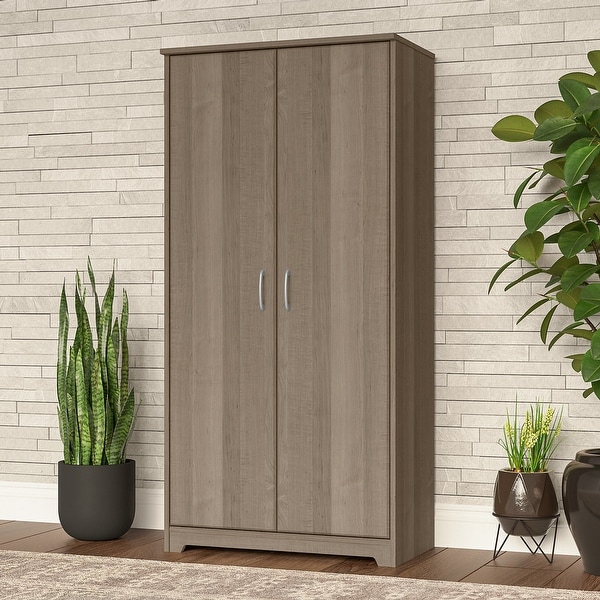 レビュー高評価商品 with Cabinet Storage Tall Cabot Doors On - Furniture Bush by 邦画・日本映画