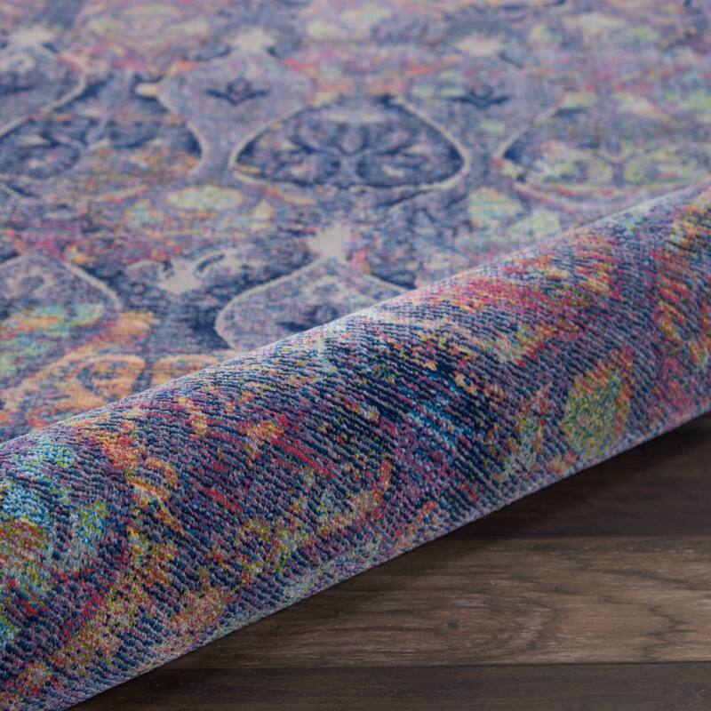 Jero Power Loomed Distressed Abstract Non Skid Area Rug By HomeRoots - 72' X '24' X '0.5