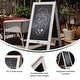 preview thumbnail 86 of 158, Wood A-Frame Magnetic Chalkboard Set-Markers, Stencils, and Magnets