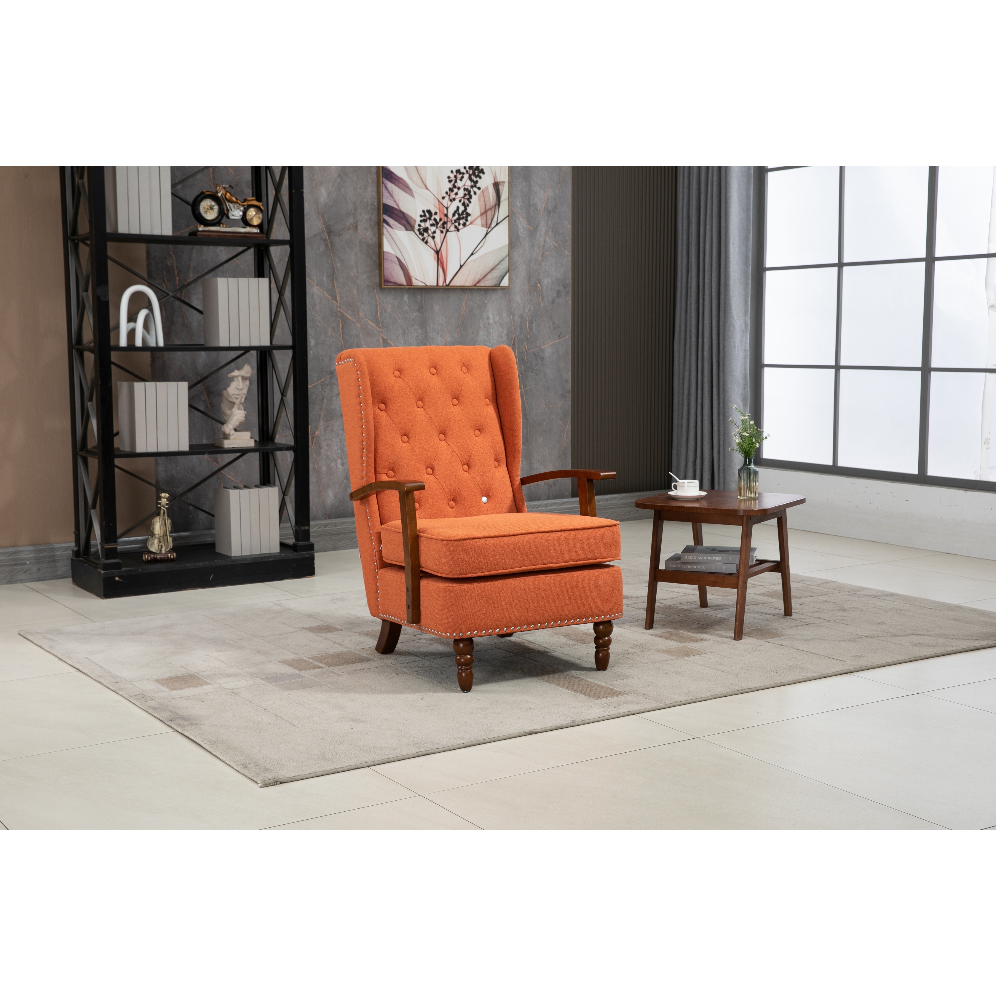 Single chair high best sale back