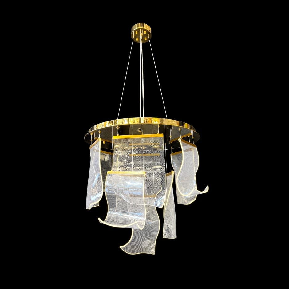 Luxury Chandelier Dimmable LED 28"W