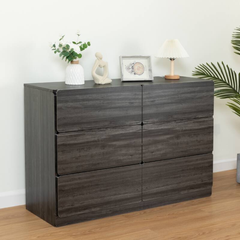 Drawer dresser cabinet,Sideboard,bar cabinet,Buffet server console,table storge cabinets - Brown