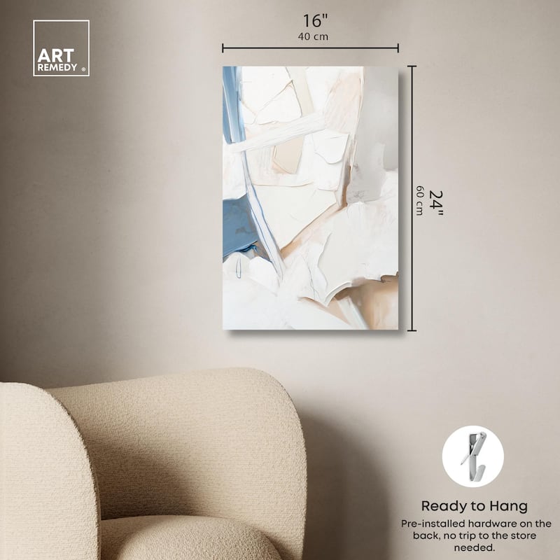 Bone and Beige I Canvas by Art Remedy, Gallery Wrapped