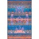 preview thumbnail 6 of 6, Nuloom Navy Blue/Pink/Orange Vintage-inspired Faded Mist Tribal Florid Nylon Area Rug