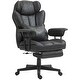 preview thumbnail 2 of 7, Executive Office Chair Tall Office Chair with Footrest Lumbar Support, Recline Function and Wide Seat, for Home Office