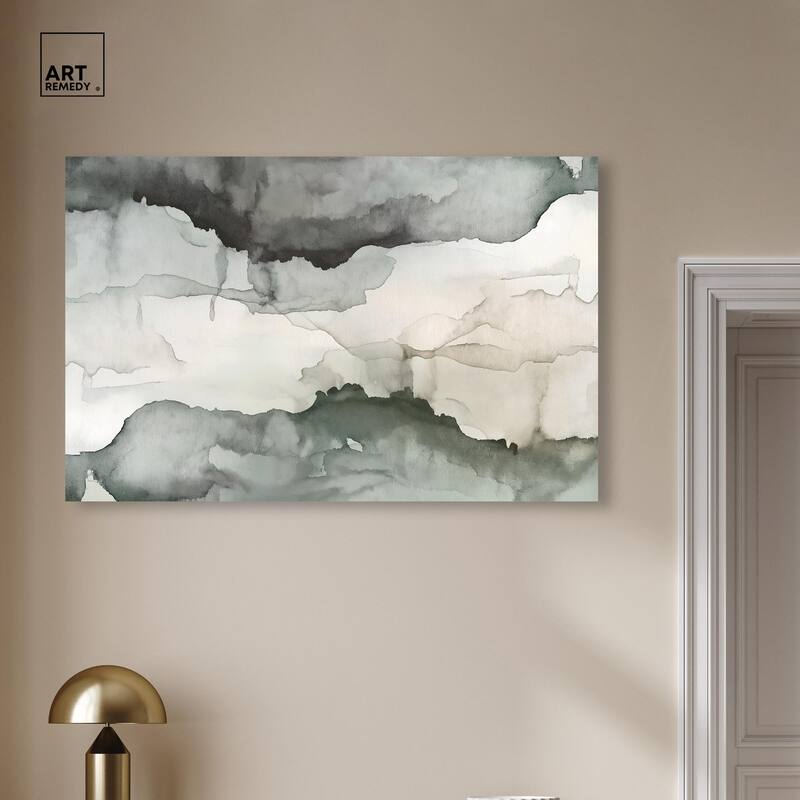 Pigment Flow Canvas by Art Remedy, Gallery Wrapped