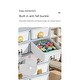 preview thumbnail 5 of 8, Drawer Storage Rack-8 drawers-4 layer,Flexible Mobility With Wheels,Wardrobe Storage Organization, Storage Rack