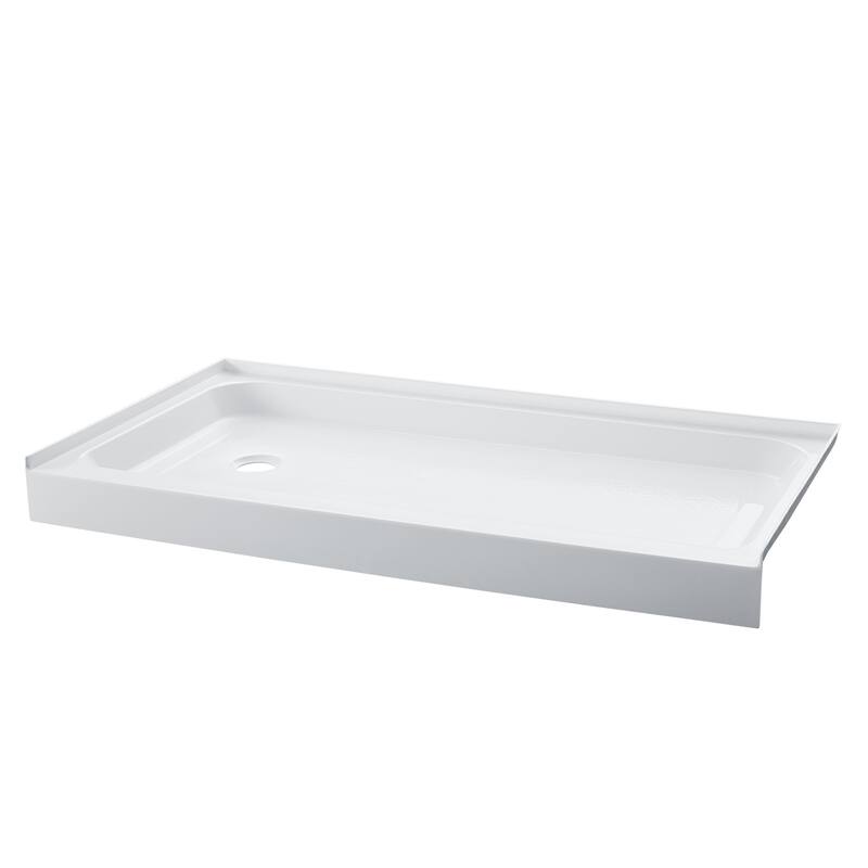 Swiss Madison Voltaire Acrylic White, Single-Threshold, Shower Base
