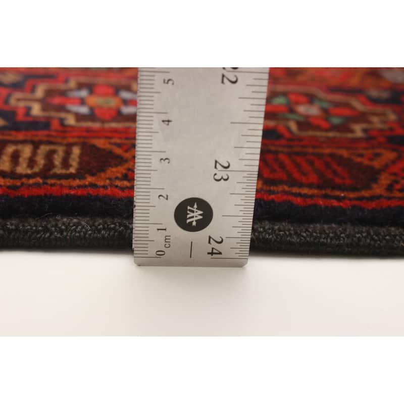 Teimani Red Rug 3'0" x 4'10" - 3'0 x 4'10