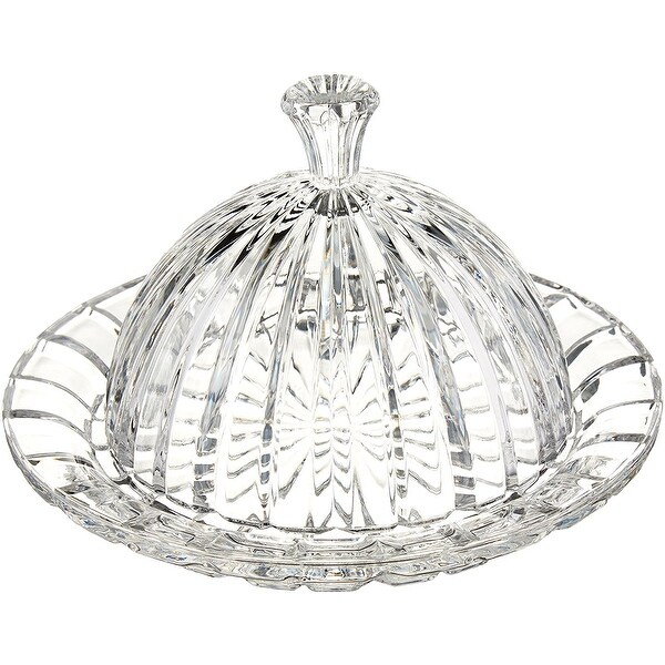 Crystal Clear Alexandria Cheese Plate With Dome Free Shipping Crystal Clear Alexandria Cheese Plate With Dome