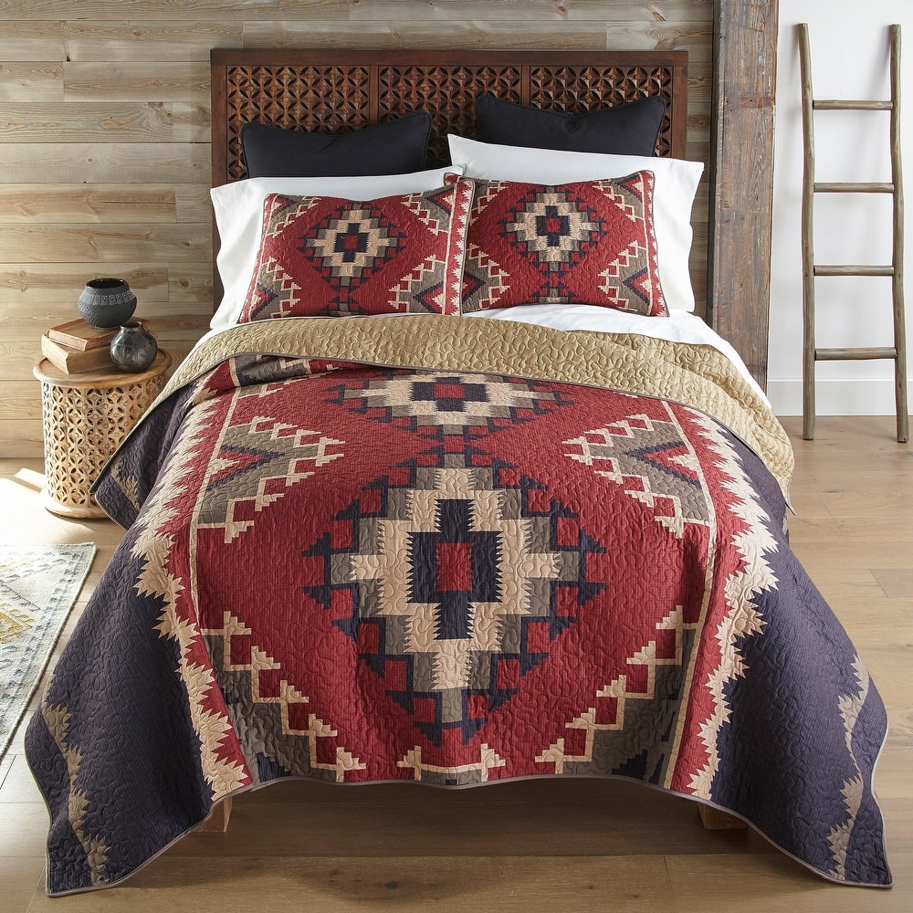 Donna Sharp Mojave Red Polyester Quilt Collection