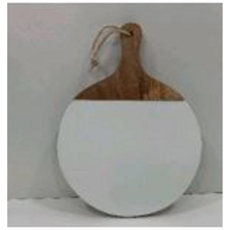 Wooden Round Chopping Board -ST - WHITE/NATURAL