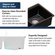 preview thumbnail 3 of 14, Karran QUWS-880 Undermount 32-1/2 in. Double Equal 50/50 Bowl Workstation Kitchen Sink