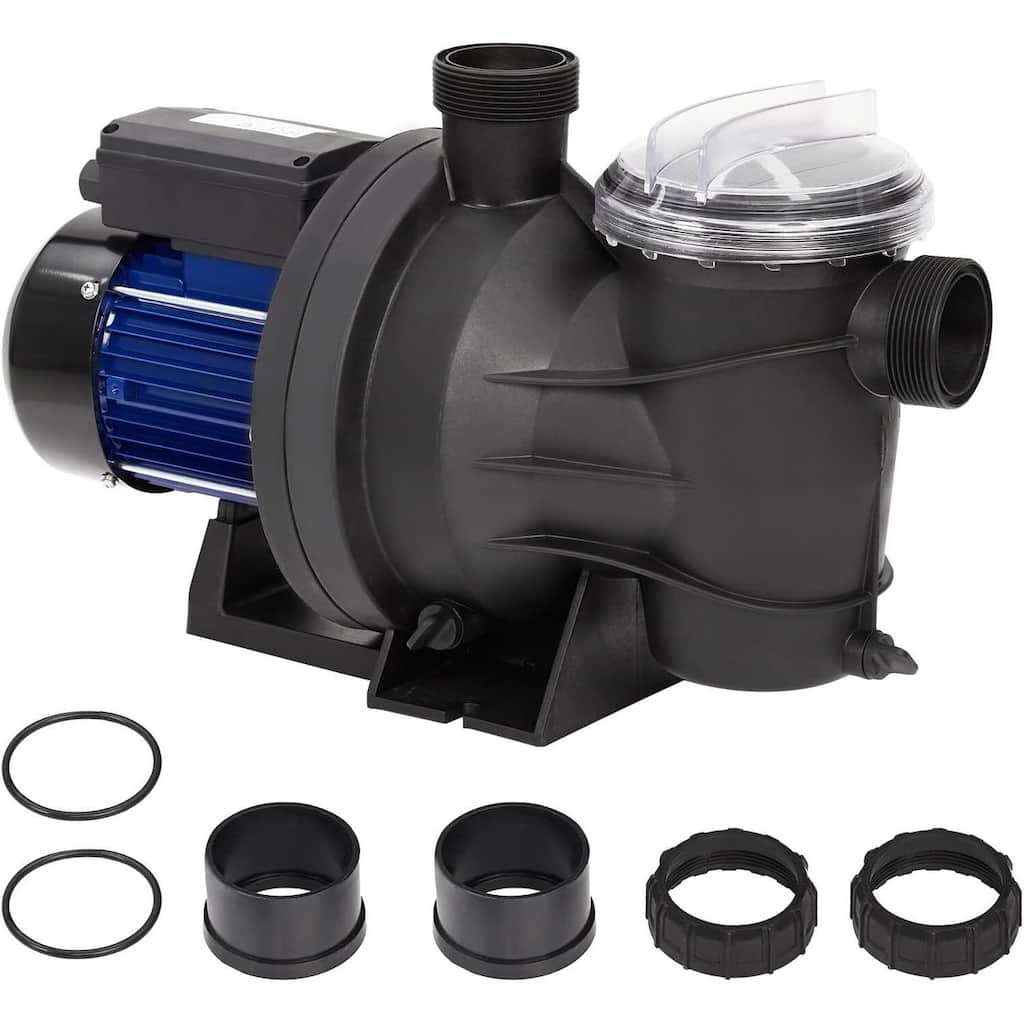 1.1 HP Above Ground/In-Ground Pool Pump, 115V, 3962 GPH, with Strainer Basket - 1.1HP