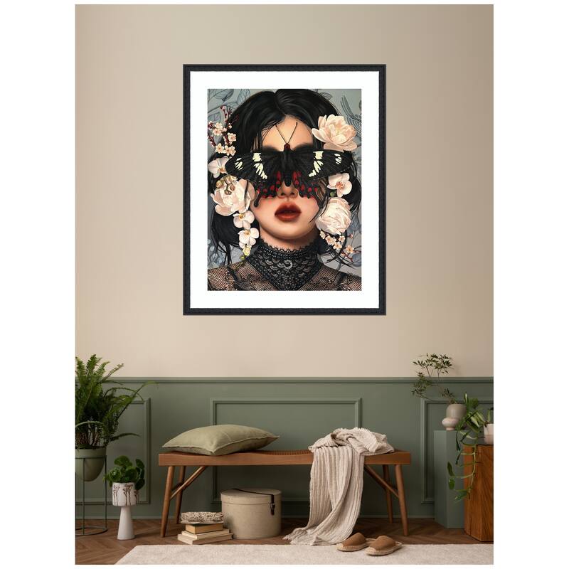 Kate and Laurel Whither Is Fled The Visionary Gleam Where Is It Now by Charlotte Brindley Framed Wall Art Print