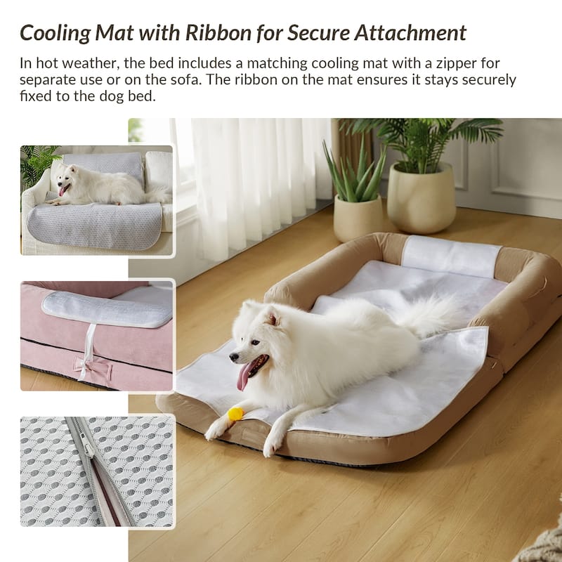 Human Dog Bed with Cooling Mat by HULALA HOME