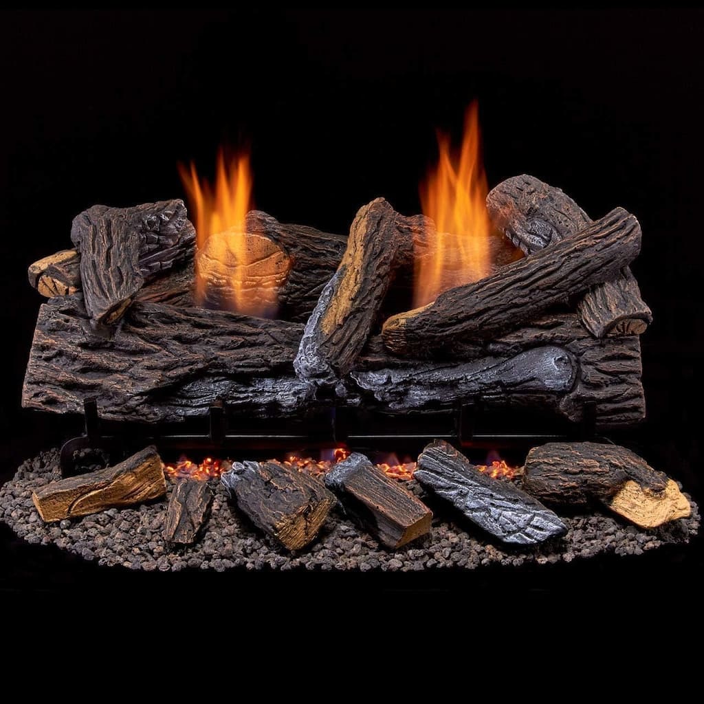 Duluth Forge DLS-24T 24" 33,000 BTU Vent Free Dual Fuel Log Set