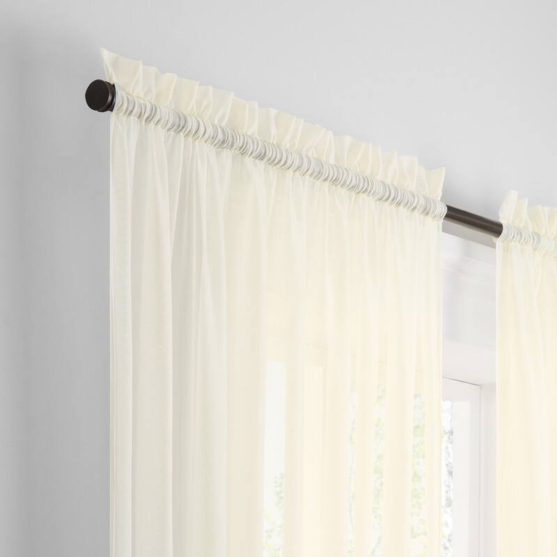 Eclipse Victoria Voile Curtain Panel Pair