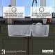 preview thumbnail 57 of 56, Karran Undermount Large/Small Bowl Quartz Kitchen Sink - 32" x 21.25" x 9" - 32" x 21.25" x 9"