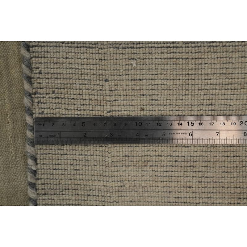 Hand Knotted Oriental 100% Wool Carpet Tribal Animal Pictorial Beige & Ivories Gabbeh Area Rug - 11' 10'' X 12' 3''