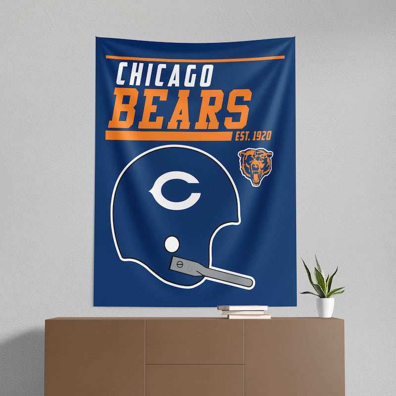 NFL Chicago Bears 40 YD Dash Legacy Wall Hanging - 50"x60"