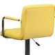preview thumbnail 80 of 103, Quilted Vinyl Adjustable Chrome Bar Stool (Set of 2)