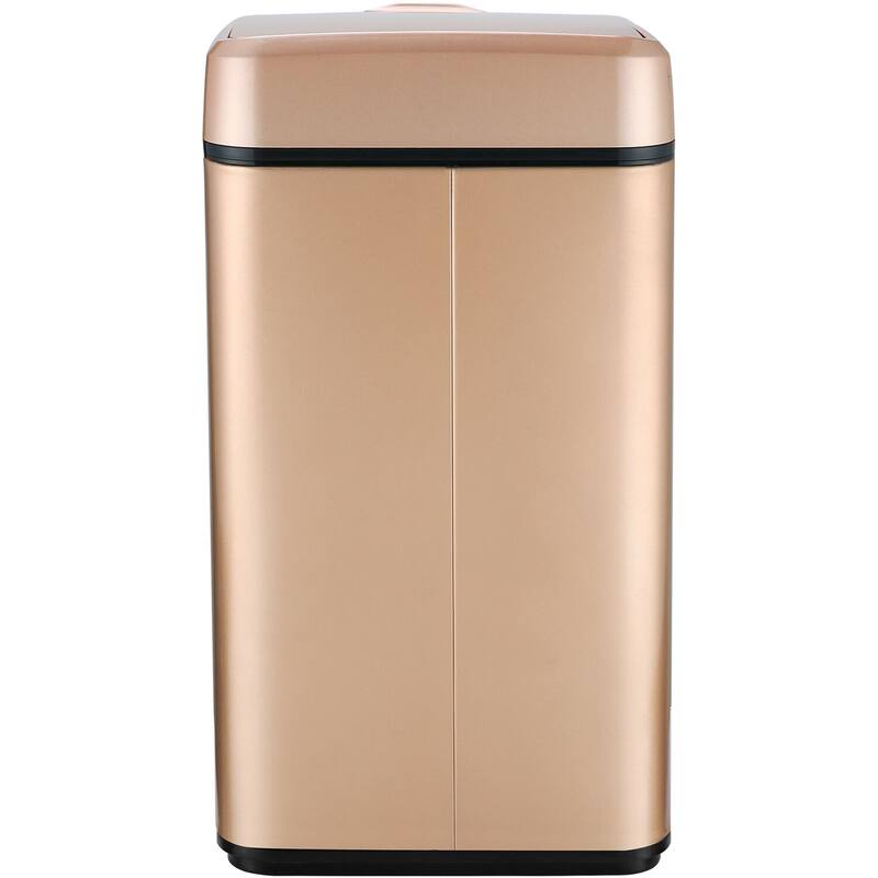Hanover 12-Liter / 3.2-Gallon Trash Can with Sensor Lid in Rose Gold