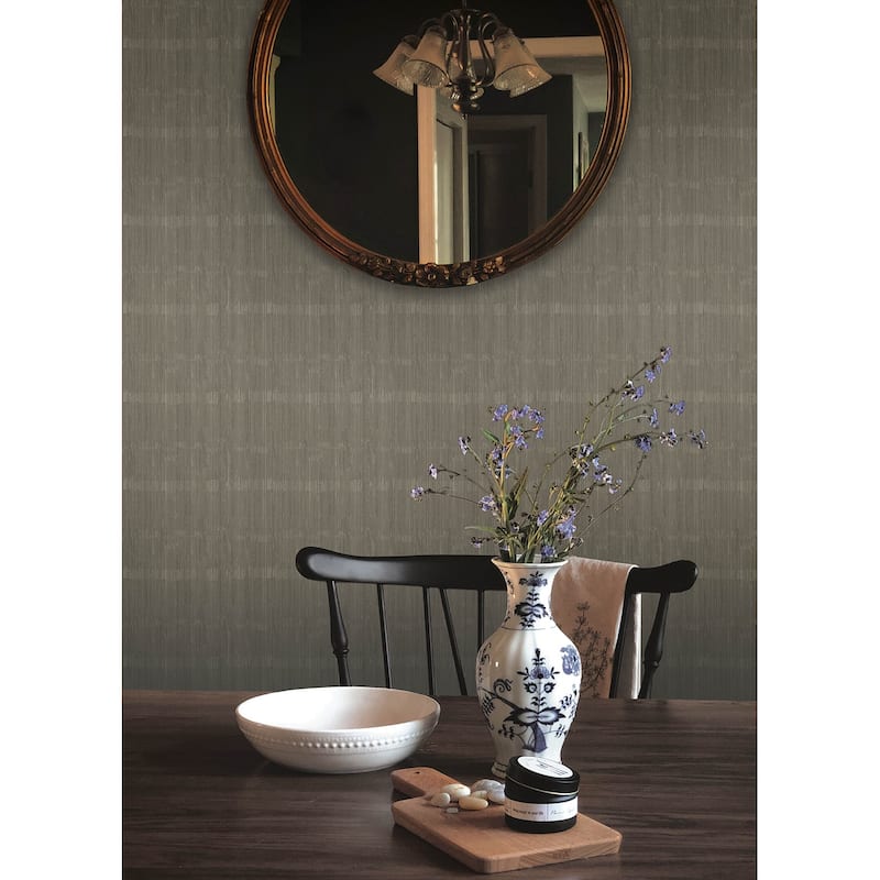 A-Street Prints Somerset Stone Abstract Stripe Wallpaper