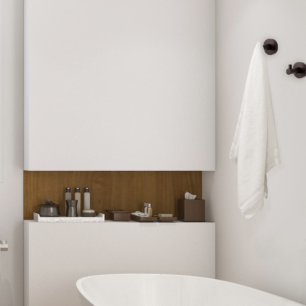 Design House 582759-MB Kelton Double Towel Bar Matte Black