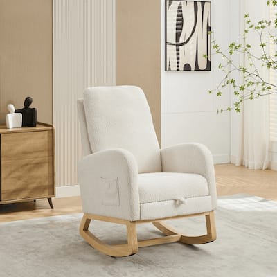25.4"W Rocking Chair for Nursery