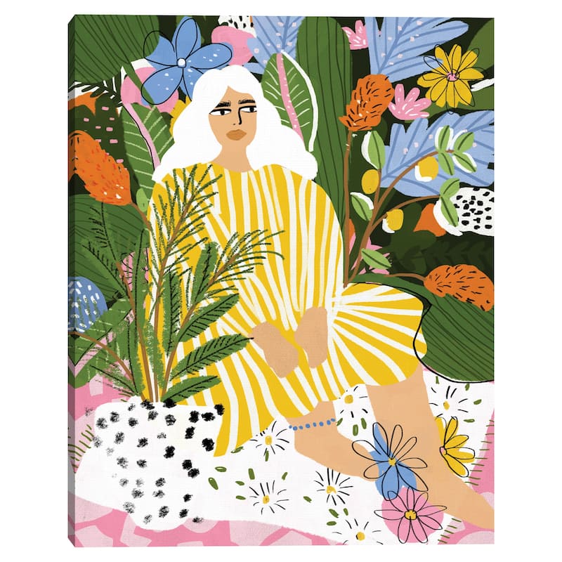 Jungle Lady by Alja Horvat Canvas Art Print