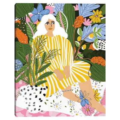 Jungle Lady by Alja Horvat Canvas Art Print