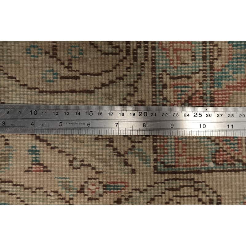 Hand Knotted Oriental 100% Wool Carpet Traditional All-Over Purples Tabriz Area Rug - 7' 10'' X 5' 3''
