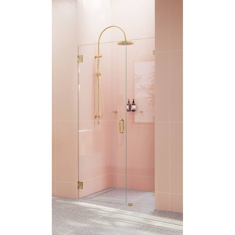 Glass Warehouse GW-WH-38 Illume 78" High x 38" Wide Hinged Frameless