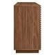 preview thumbnail 7 of 18, Render 4-Door Fluted Sideboard Cabinet TV Stand