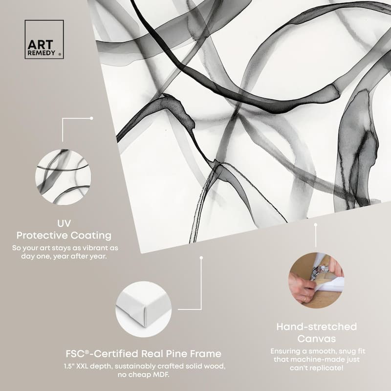 Dynamic Interplay II Canvas by Art Remedy, Gallery Wrapped