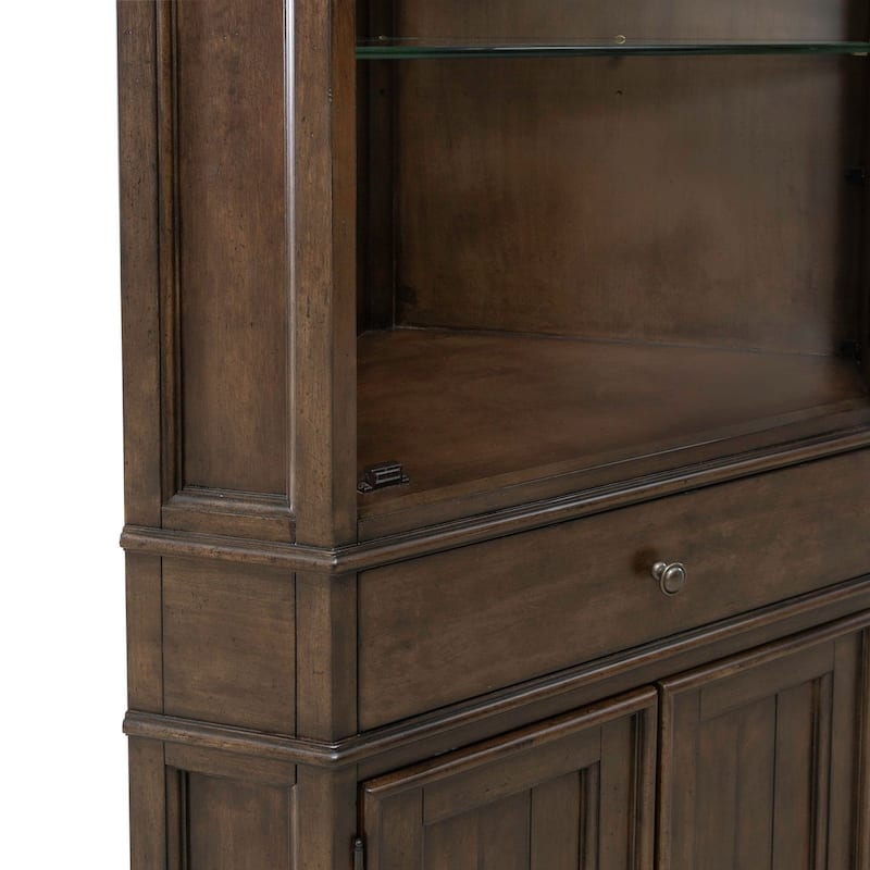 Liberty Furniture Arden Road Corner Cabinet Buffet - Width 38" x Depth 24"x Height 84"