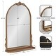 preview thumbnail 15 of 16, Kate and Laurel Myrcelle Arched Wall Mirror with Shelf