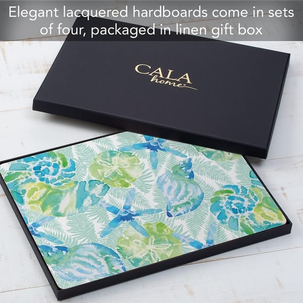 Isla Mona Coastal Premium Decorative Hardboard Cork Back Tabletop