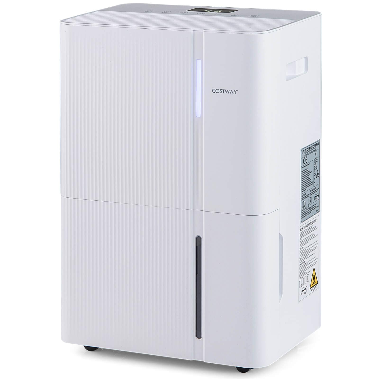 Costway 96 Pints Dehumidifier for Home 8000 Sq.Ft Dehumidifier with 3 - See Details